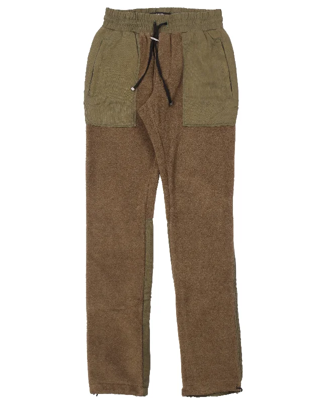 Fleece Track Pants Chic Checkered Pants