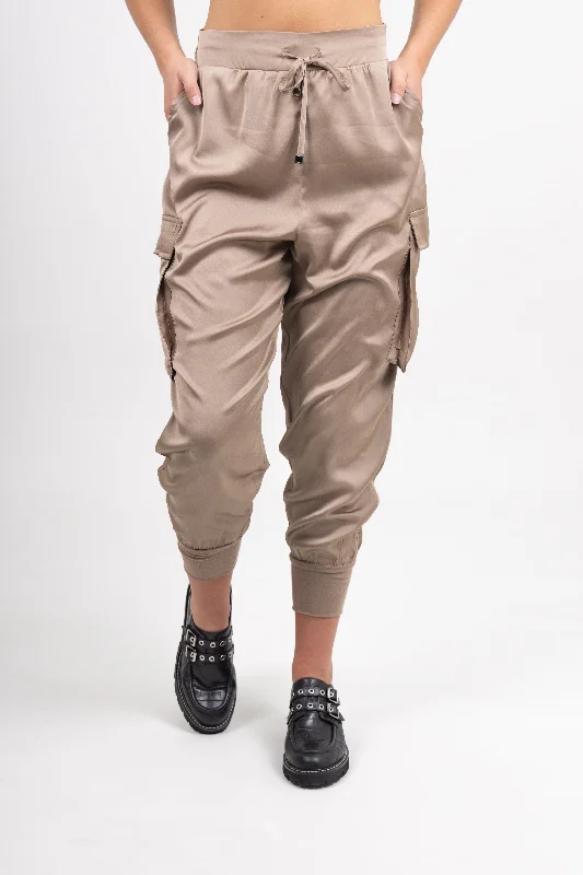 STAPLE PANT TAUPE High-Waist Yoga Pants