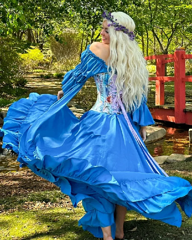 Renaissance Women 2 Pc Chemise Gown and Skirt Costume. Fantasy Cosplay Dress. Reminisce Brand Tunics Sale discount Renaissance Women 2 Pc Chemise Gown and Skirt Costume. Fantasy Cosplay Dress. Reminisce Brand Tunics Sale discount