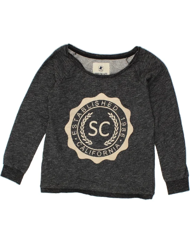 SOULCAL&CO Womens Graphic Sweatshirt Jumper UK 16 Large Black Cotton Hoodie with Lace Feminine Delicate SOULCAL&CO Womens Graphic Sweatshirt Jumper UK 16 Large Black Cotton Hoodie with Lace Feminine Delicate