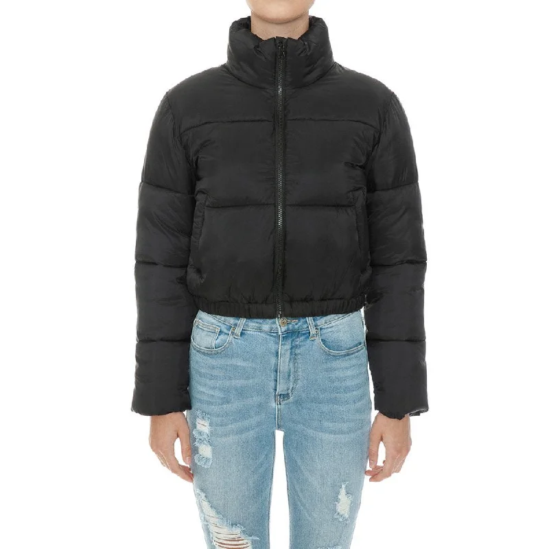 High Neck Zip-Up Puffer Jacket Fleece Jacket Down Jacket Feather Jacket