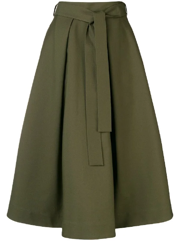 full A-line skirt denim skirt classic