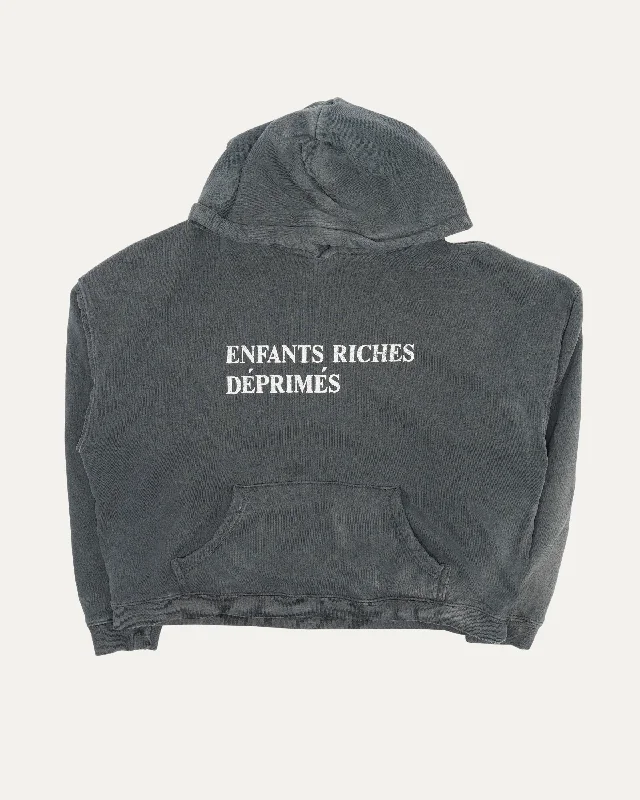 Classic Logo Hoodie Hoodie with Rolled Sleeves Casual Relaxed