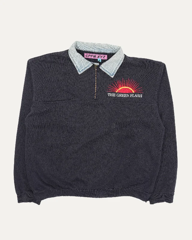 The Great Flash Polo Sweatshirt Hoodie with Toggle Buttons Decorative Unique