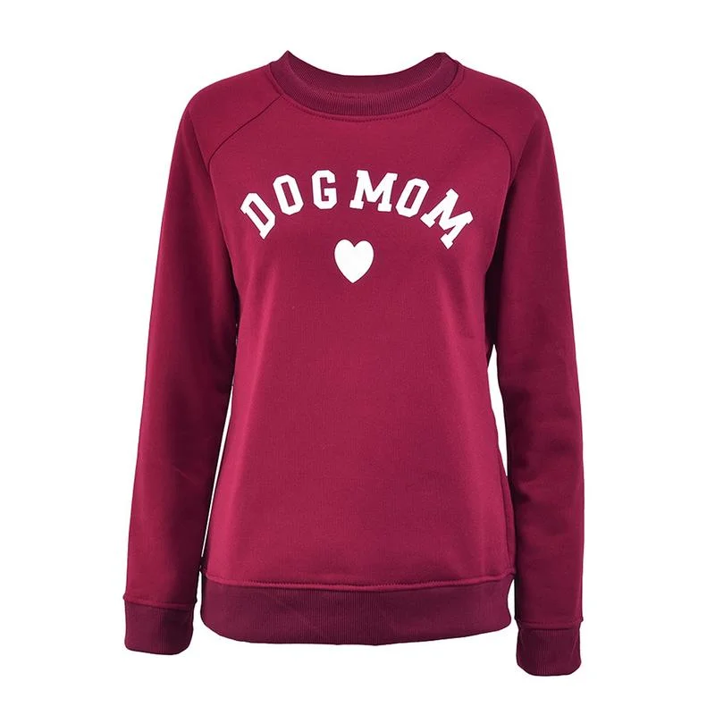 Casual Letter Printed Women's Sweatshirt Hoodie with Logo Branding Identity