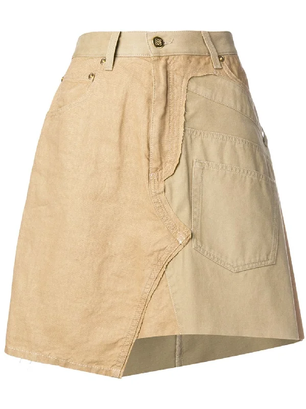asymmetric A-line skirt velvet skirt sumptuous