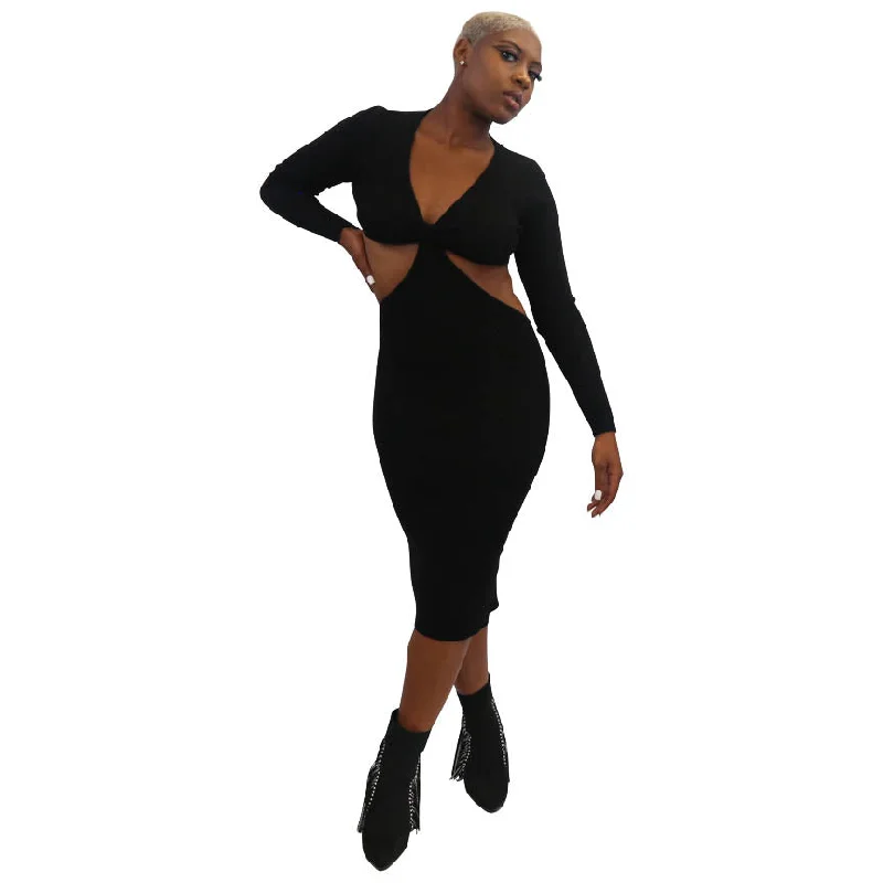 Black V Dress, Black Tunics Vintage classic