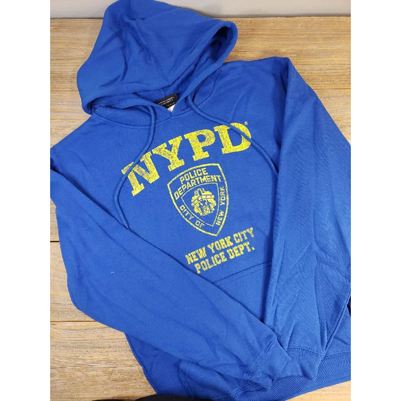 New York Police Department Adult Hoodie Hoodie with Hem Detail Decorative Unique