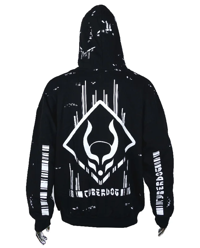 OVERSIZE CODE HOODIE Hoodie with Hem Elastic Stretchable Comfortable