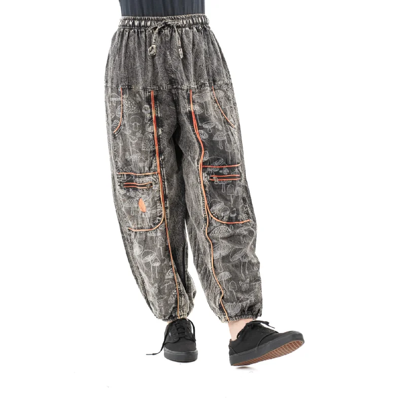 MUSHROOM CO-ORD PANTS - ASSORTED Elegant Silk Pants