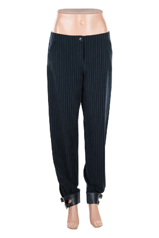 Emporio Armani Pants Chic Faux Leather Pants