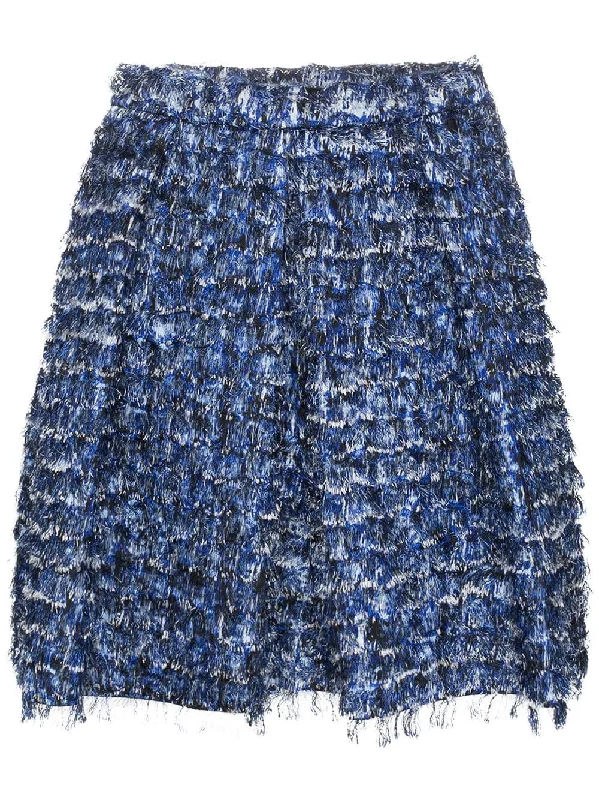 Re Edition Fil Coupe Mini Skirt modal blend skirt