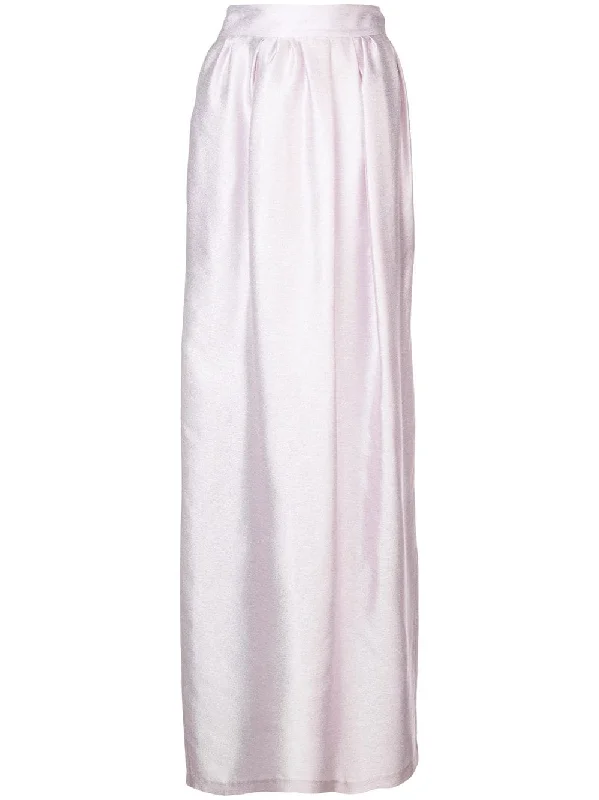 flared maxi skirt leather skirt durable