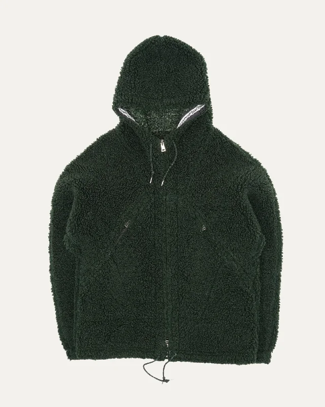 Fleece Hoodie Hoodie with Hem Ribbing Snug Secure