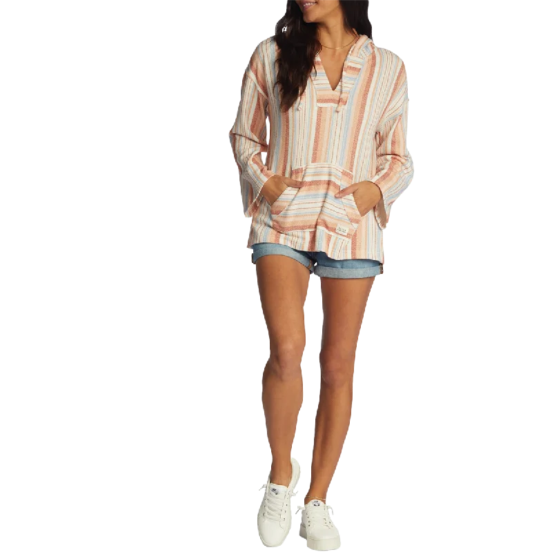 Women's Waves and Rays Hoodie Hoodie with Slit Hem Functional Movement