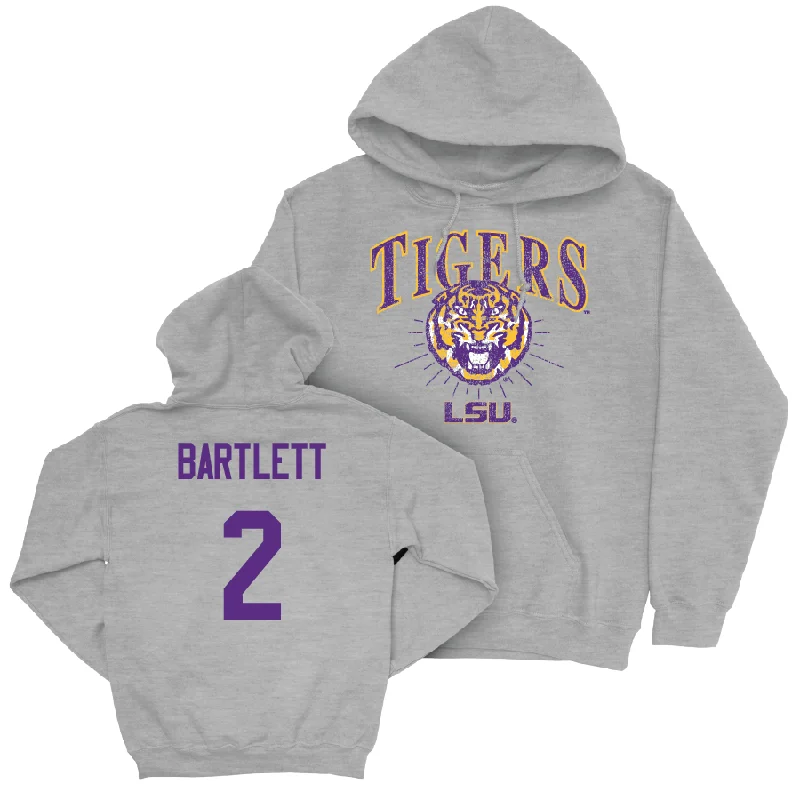 Women's Basketball Sport Grey Tigers Hoodie - Amani Bartlett Hoodie with Back Slit Movement Comfort Women's Basketball Sport Grey Tigers Hoodie - Amani Bartlett Hoodie with Back Slit Movement Comfort