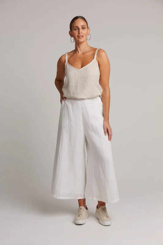 STUDIO CROP PANT SALT Casual Track Pants
