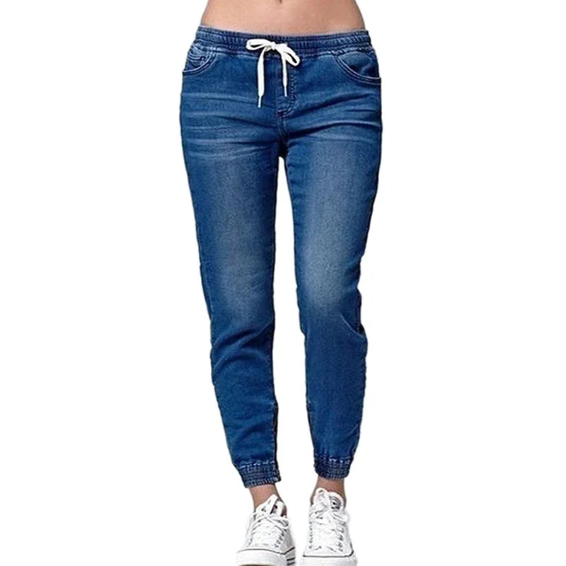 SeasonPrestige Women High Waist Jeans All season Pencil Pants Casual Track Pants