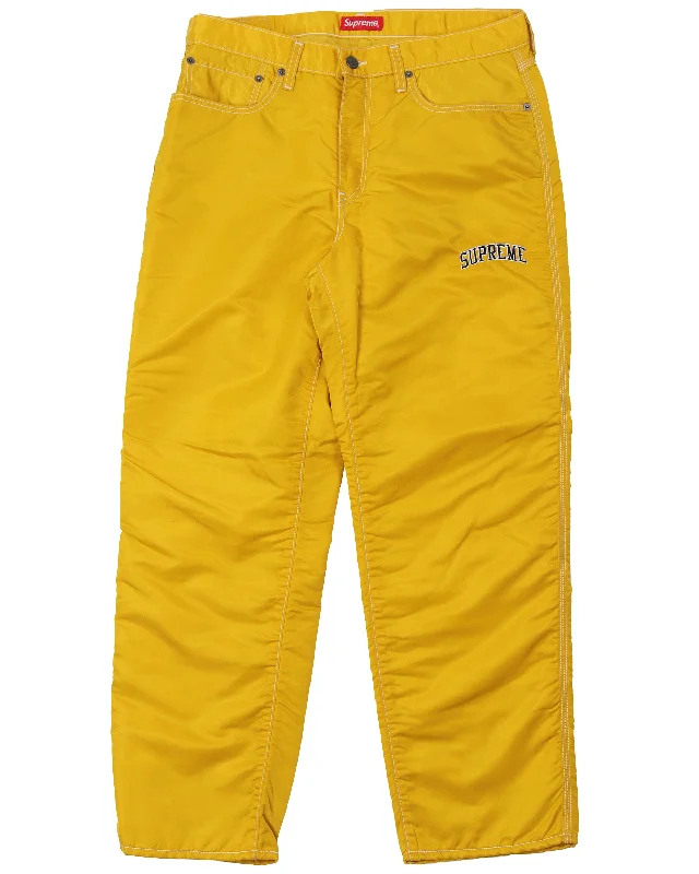 FW19 Levi's Nylon Pants Fashionable Button-Up Pants