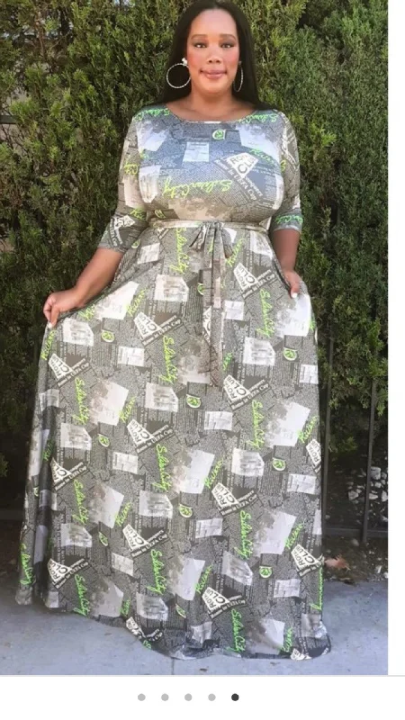 Maxi love dress Tunics Luxurious high-end