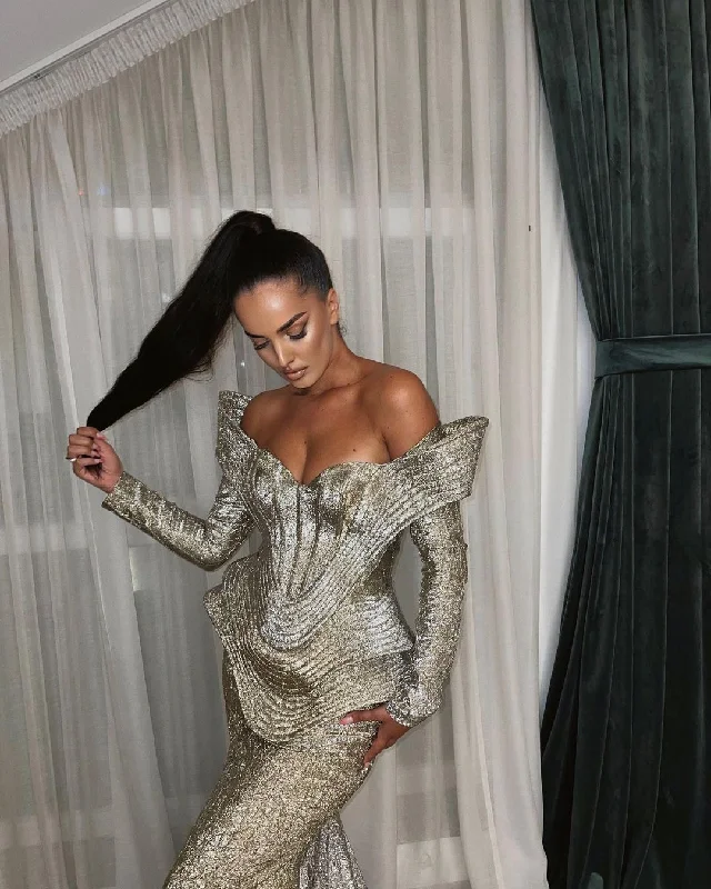 Long Metallic Dress Tunics Recommended stylist