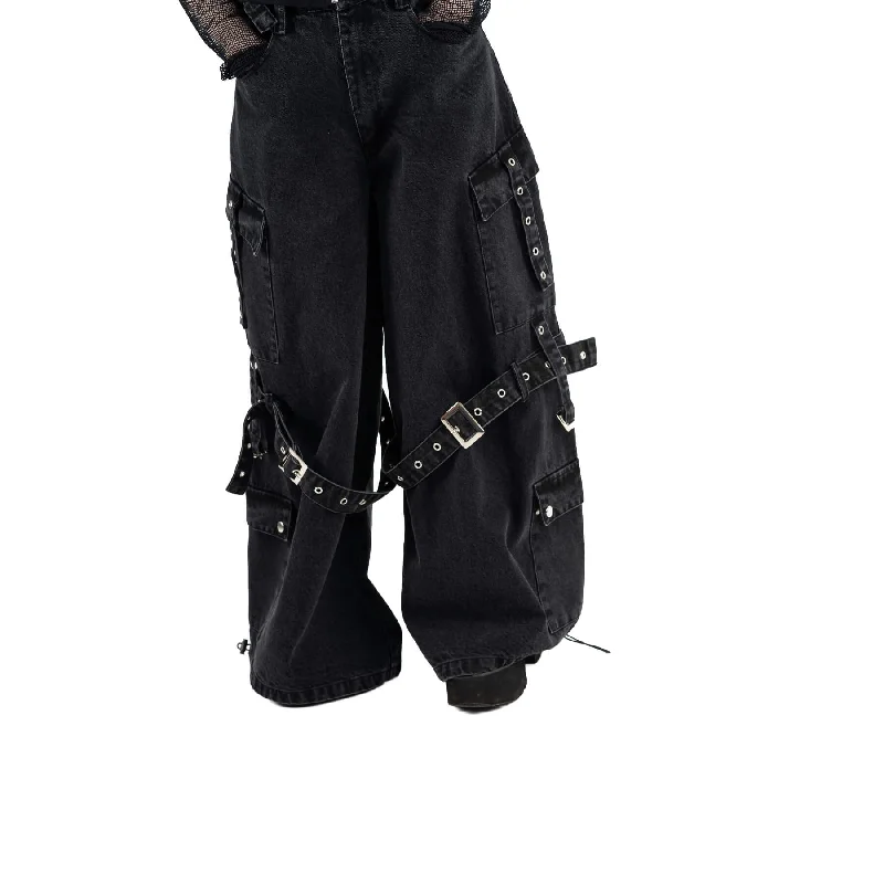 EVORA PANTS - BLACK STONEWASH Classic Chino Pants