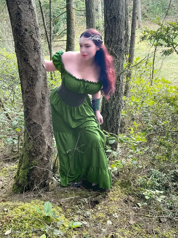 Reminisce “ Spirit of the Woods” Renaissance Fairy Elf Style bohemian maxi off- shoulder summer dress Tunics Timeless classic Reminisce “ Spirit of the Woods” Renaissance Fairy Elf Style bohemian maxi off- shoulder summer dress Tunics Timeless classic