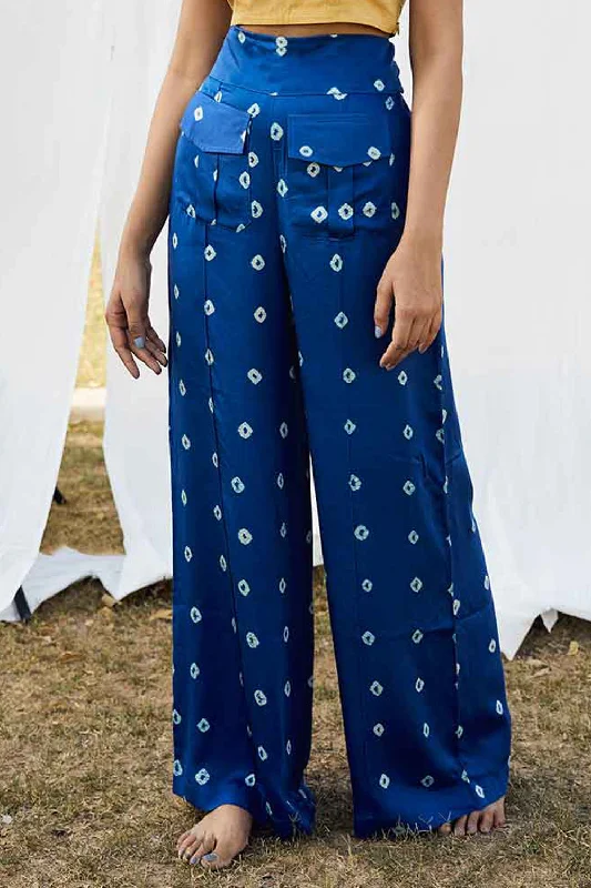 Bandhej High Waist Pants Fashionable Track Pants