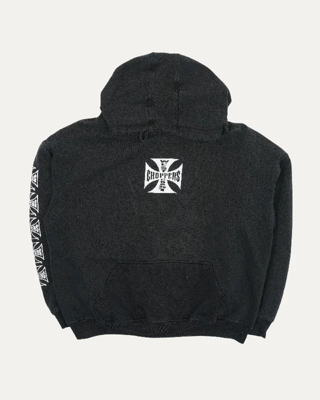 West Coast Choppers Hoodie Hoodie with Bell Sleeves Flared Feminine