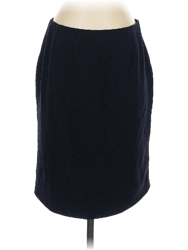 Wool Skirt satin skirt smooth