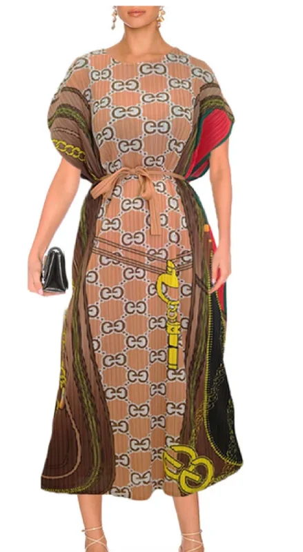 Ericka chain reaction dress Tunics Silk luxurious