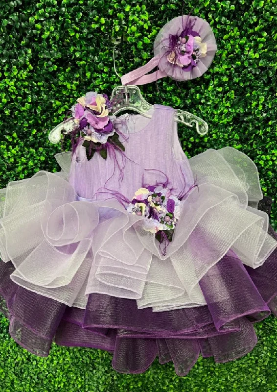 Tha Designs Lavender Party Dress Tunics Running lightweight