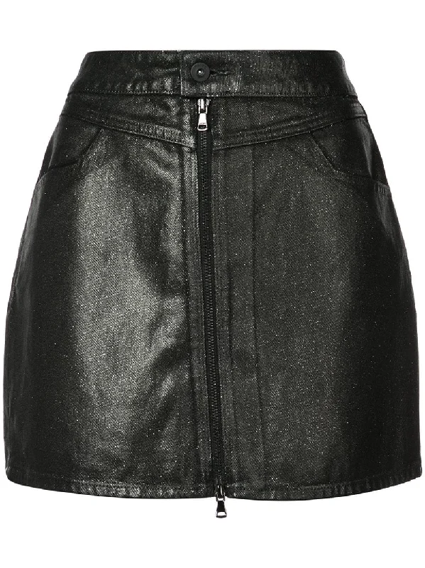 Jamine mini skirt leather skirt durable