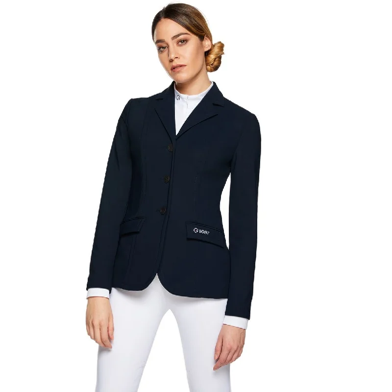 Ego7 Ladies Air Competition Jacket Notch Collar Peter Pan Collar Cowl Neck