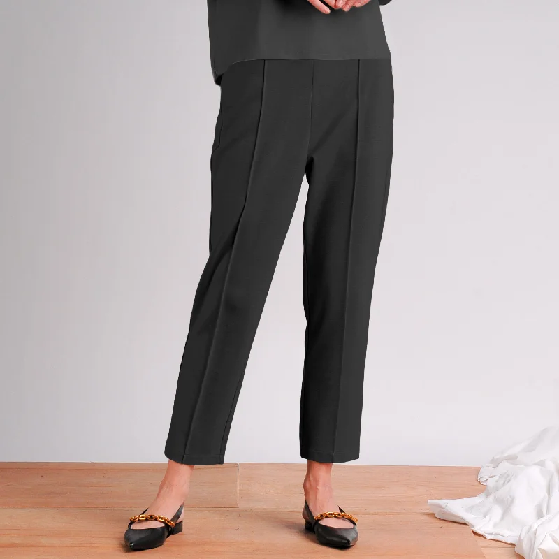 Hazel Tapered Pullup Pants Soft Wool Pants