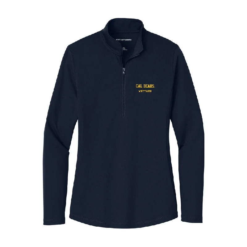 UC Berkeley - NCAA Women's Soccer : Kenley Whittaker - Women's Lightweight Quarter Zip Jacket Jacket Blazer Coat UC Berkeley - NCAA Women's Soccer : Kenley Whittaker - Women's Lightweight Quarter Zip Jacket Jacket Blazer Coat