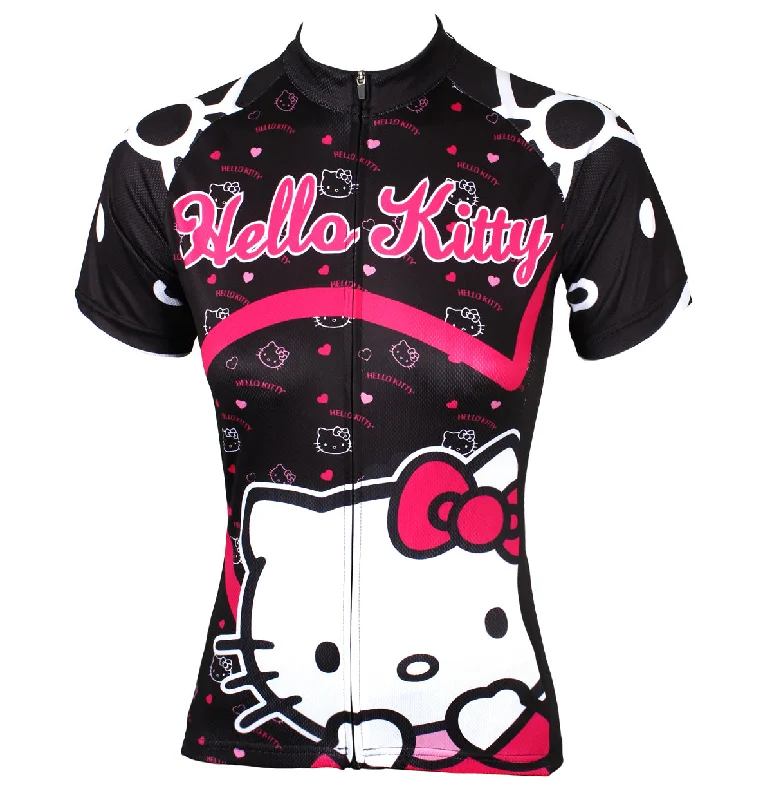 HELLO KITTY Princess Women's Top Cycling Jersey Jacket T-shirt Summer Spring Autumn Clothes Sportswear Cartoon World Black Kit NO.538 Fleece Jacket Down Jacket Feather Jacket HELLO KITTY Princess Women's Top Cycling Jersey Jacket T-shirt Summer Spring Autumn Clothes Sportswear Cartoon World Black Kit NO.538 Fleece Jacket Down Jacket Feather Jacket