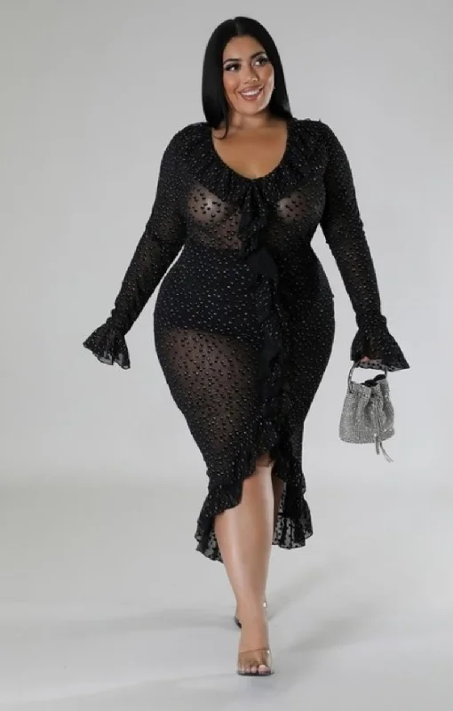 Don't Panic sheer dress Tunics Sophisticated sleek