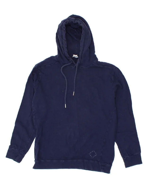 DIESEL Womens Hoodie Jumper UK 14 Medium Navy Blue Cotton Hoodie with Camouflage Military Edgy DIESEL Womens Hoodie Jumper UK 14 Medium Navy Blue Cotton Hoodie with Camouflage Military Edgy