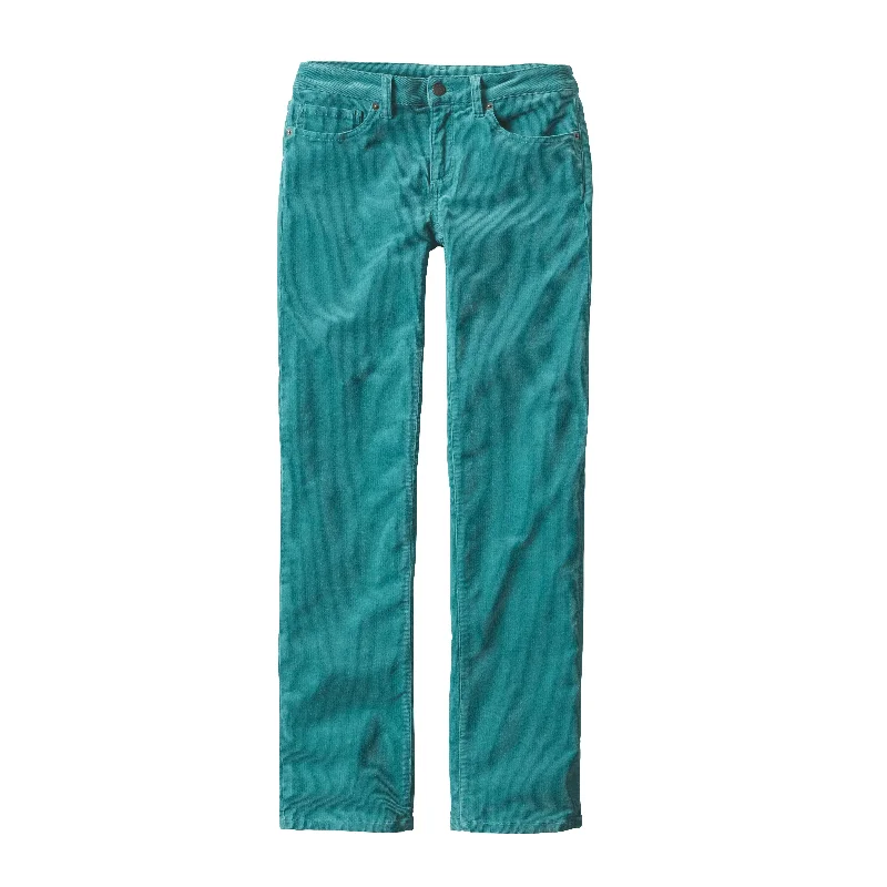 Women's Corduroy Pants - Regular Relaxed Lounge Trousers