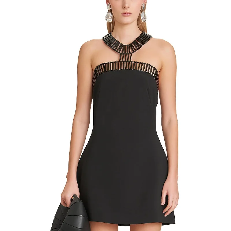 Seraphina Womens Beaded Halter Cocktail And Party Dress Tunics Review highly