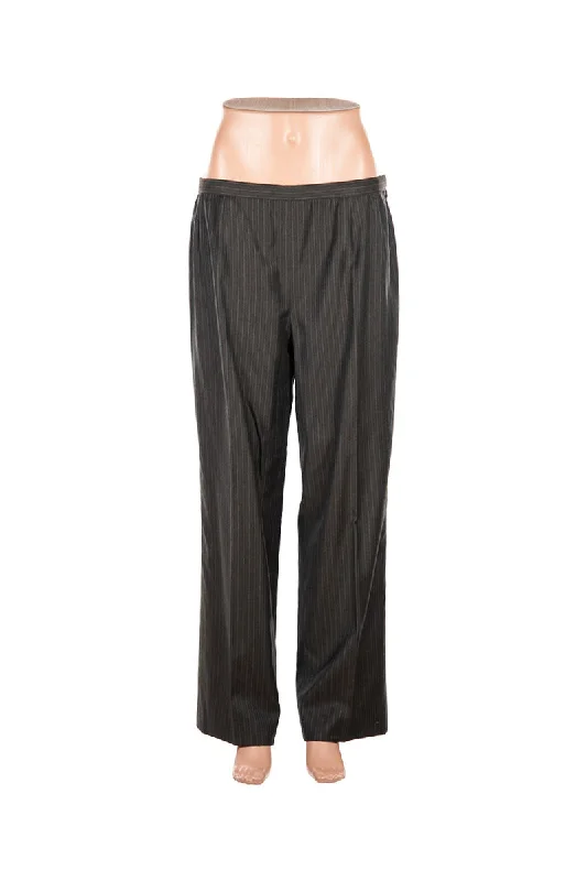 Grey Pants Relaxed Fit Trousers