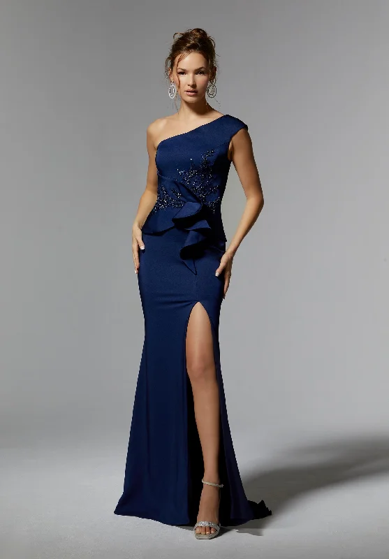 MGNY - 72917 - Cheron's Bridal, Mother/Party Dress Halter Neckline Beach