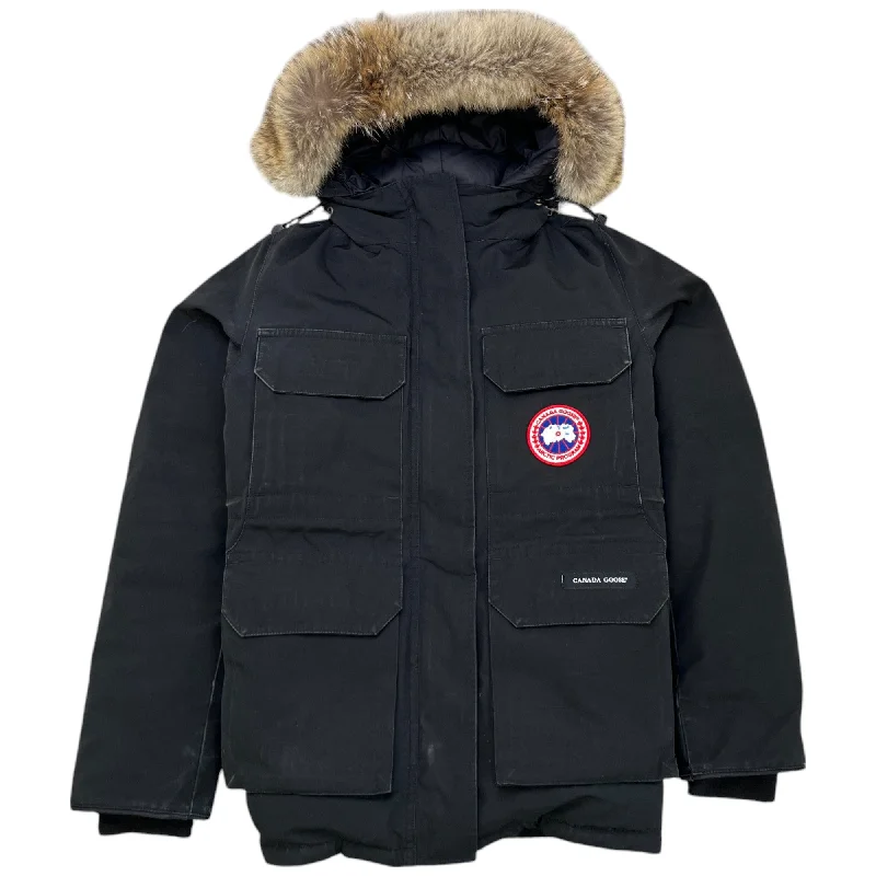 Women's Expedition Down Jacket Black Size M Tailored Jacket Straight Jacket A-Line Jacket