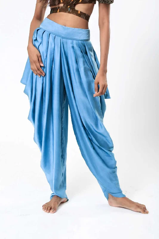 Draped Pants (blue) Casual Sweatpants Style