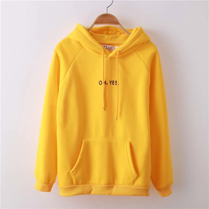 Solid Colour Hoodies For Women Hoodie with Embroidery Detailed Premium
