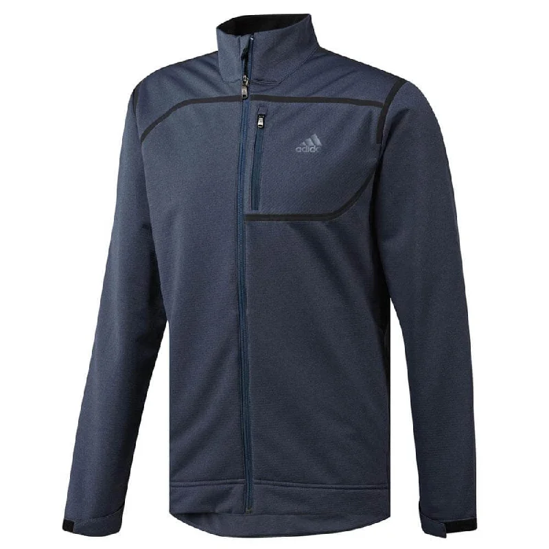 'Ribbed Softshell' GOLF Jacket - MEN / Welt Pockets Slit Pockets Flap Pockets