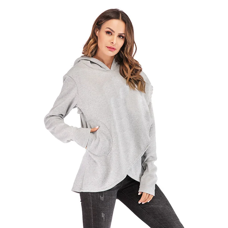 New Style Women's Hoodie Hoodie with Pocket Utility Practical