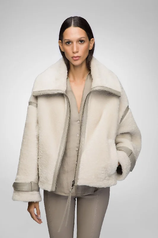 Ayla - Niobe Shearling Jacket Quilted Jacket Puffer Jacket Insulated Jacket