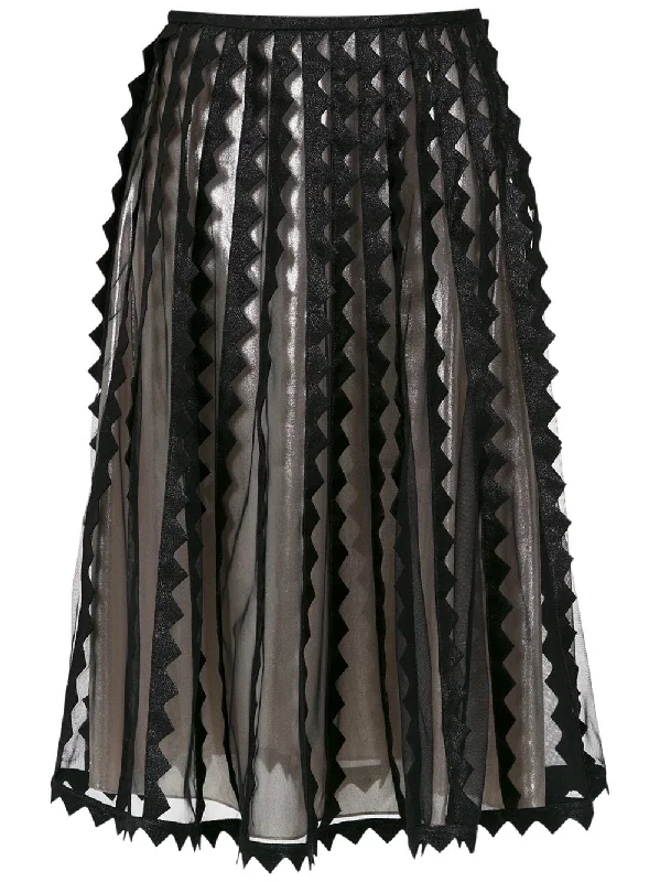 embellished mid skirt cashmere skirt plush